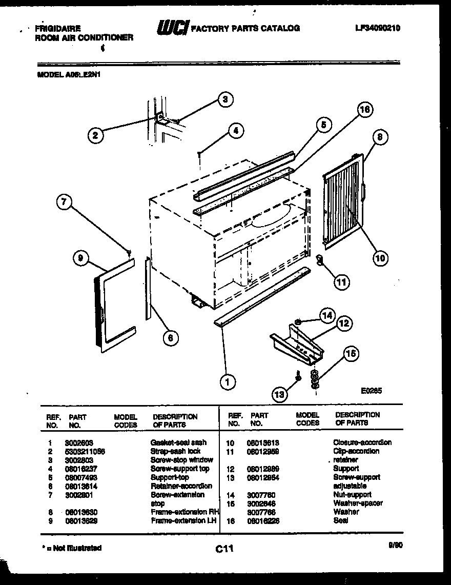 06 - WINDOW MOUNTING PARTS