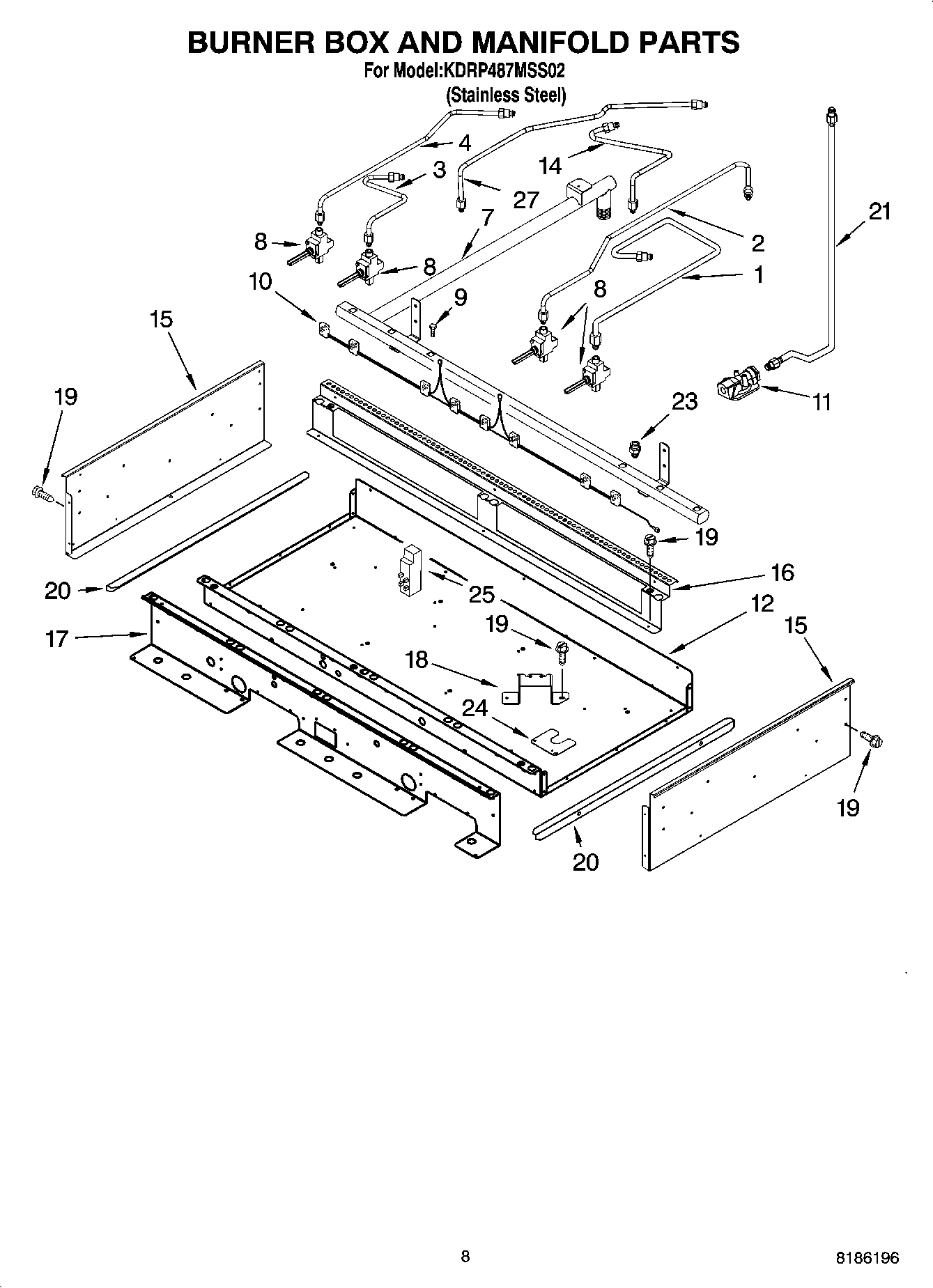 07 - BURNER BOX AND MANIFOLD PARTS