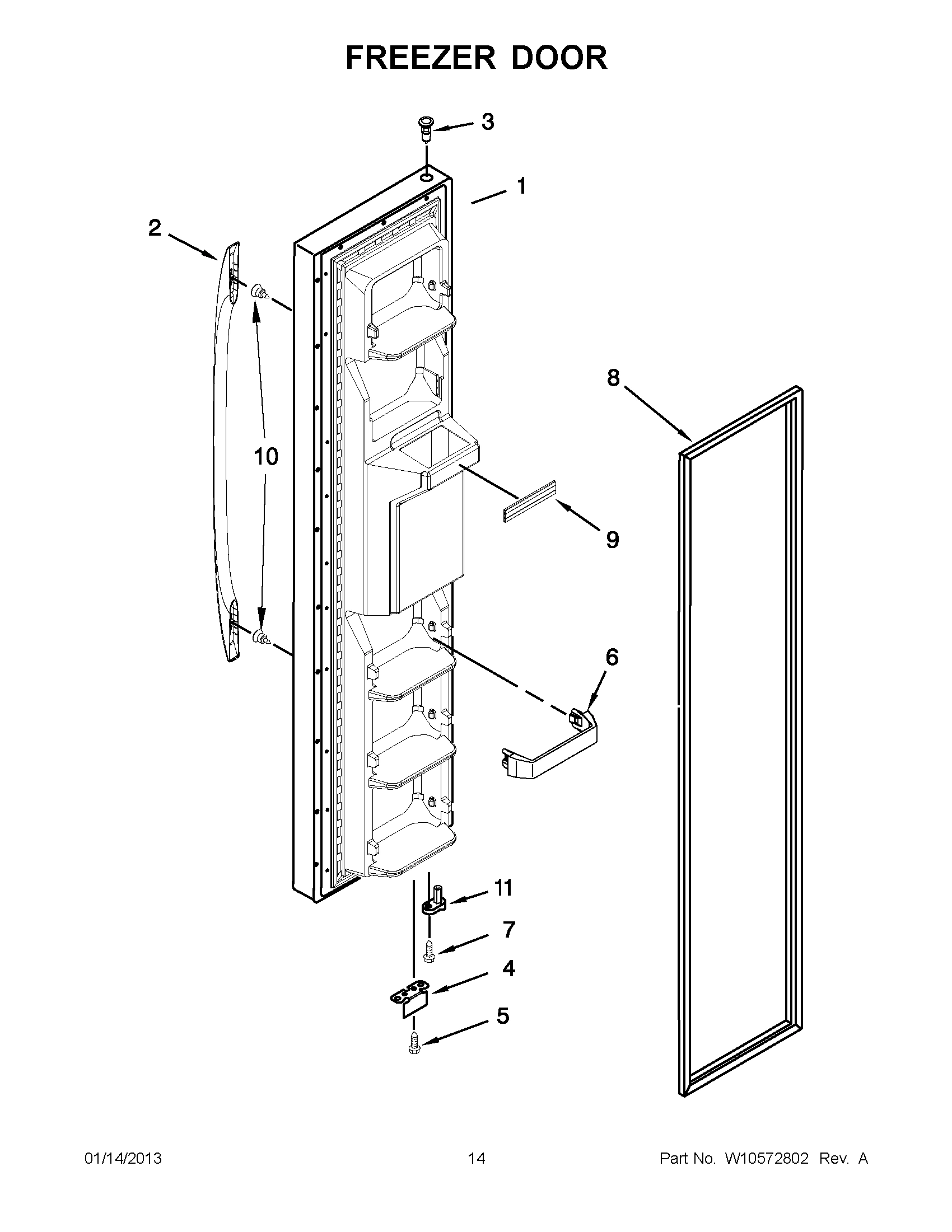 07 - FREEZER DOOR
