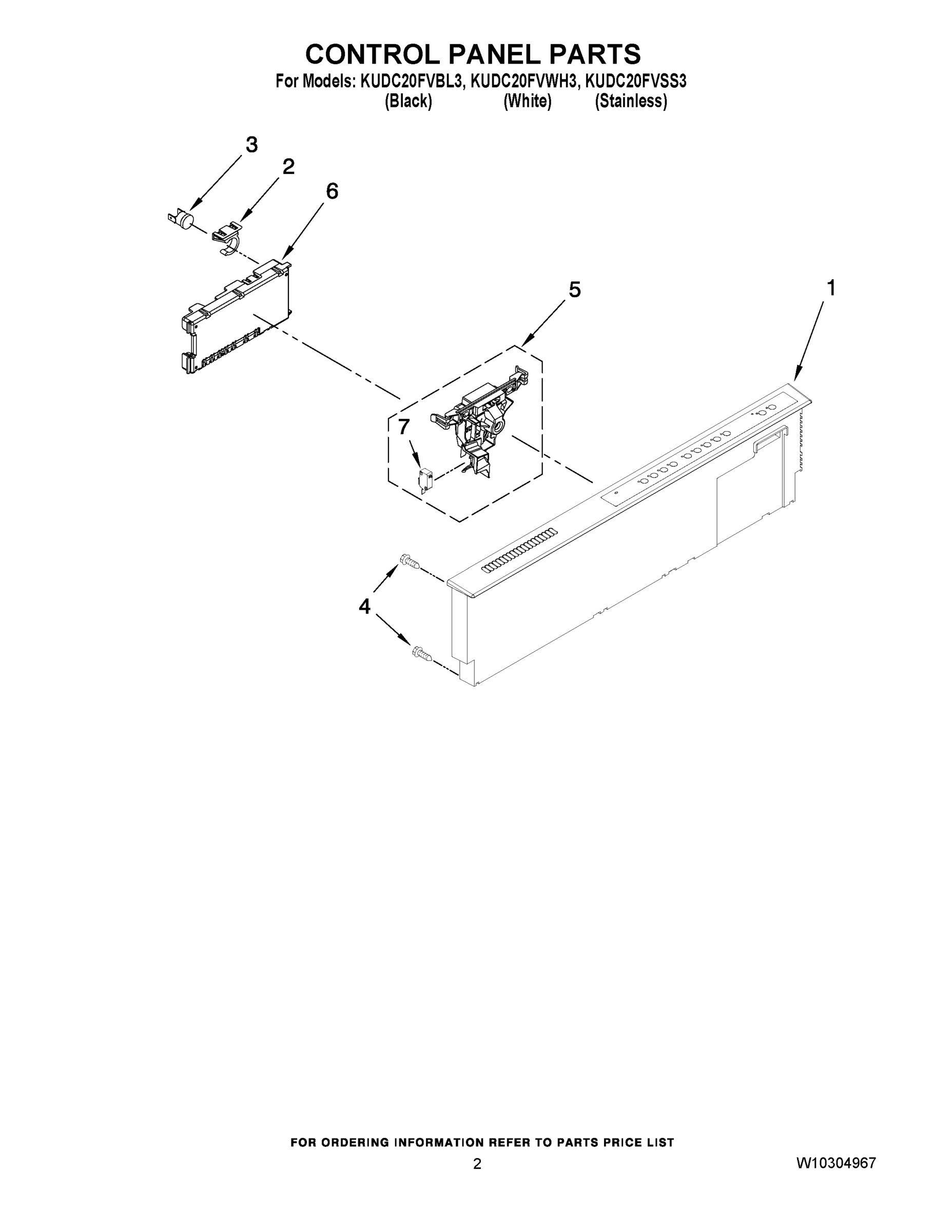 02 - CONTROL PANEL PARTS