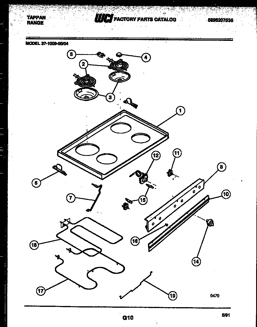04 - COOKTOP AND BROILER PARTS