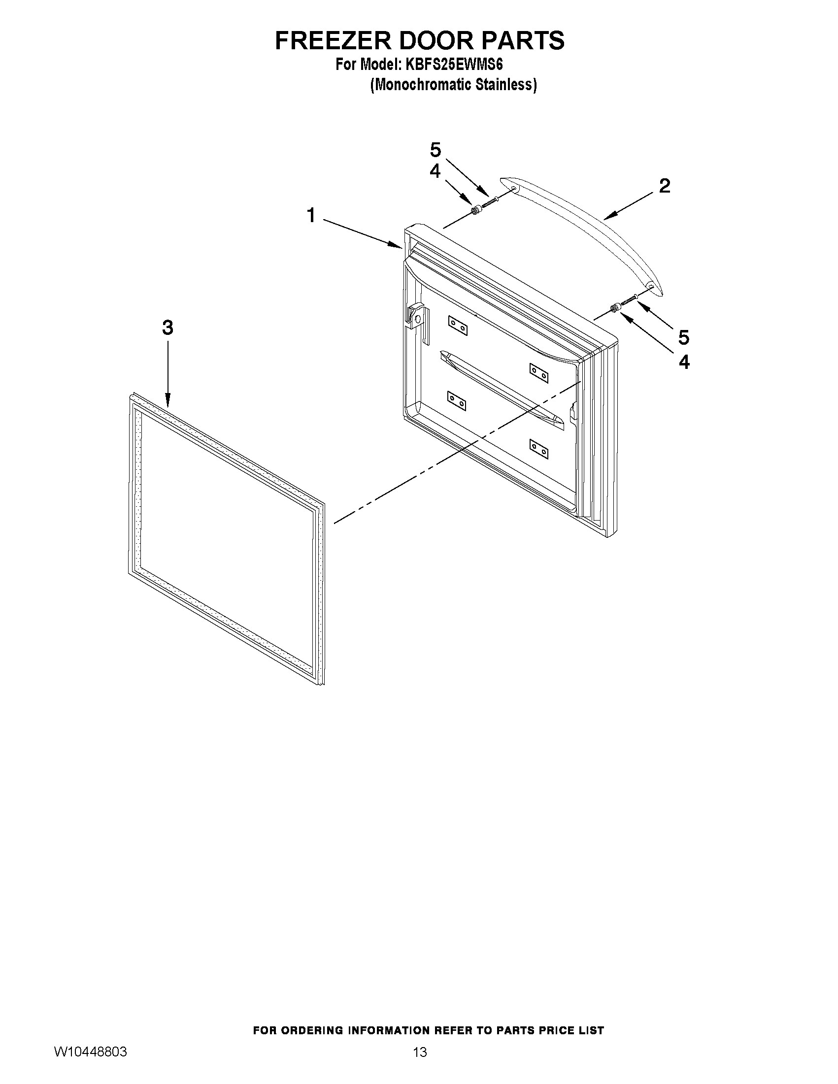 07 - FREEZER DOOR PARTS