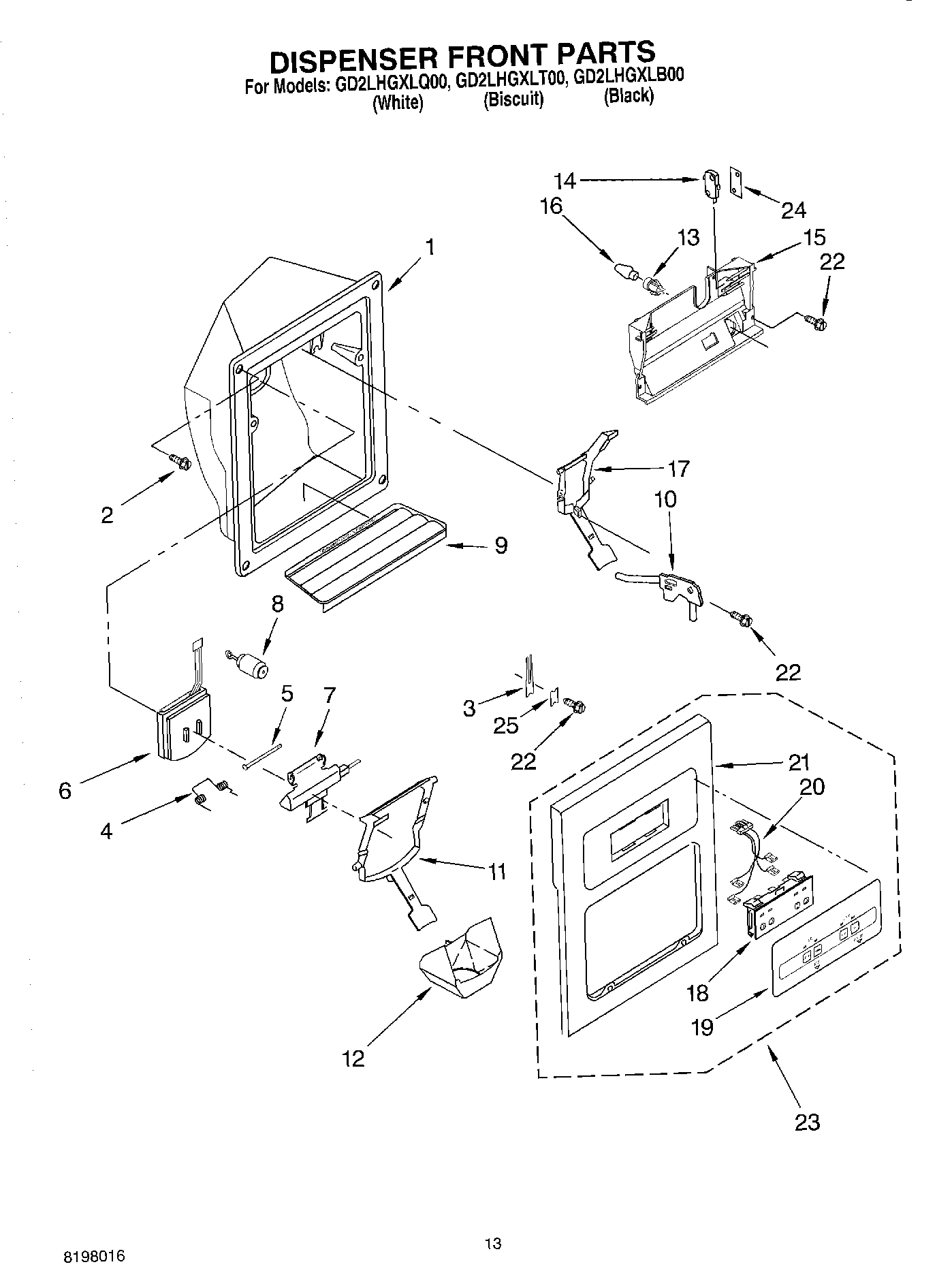 09 - DISPENSER FRONT