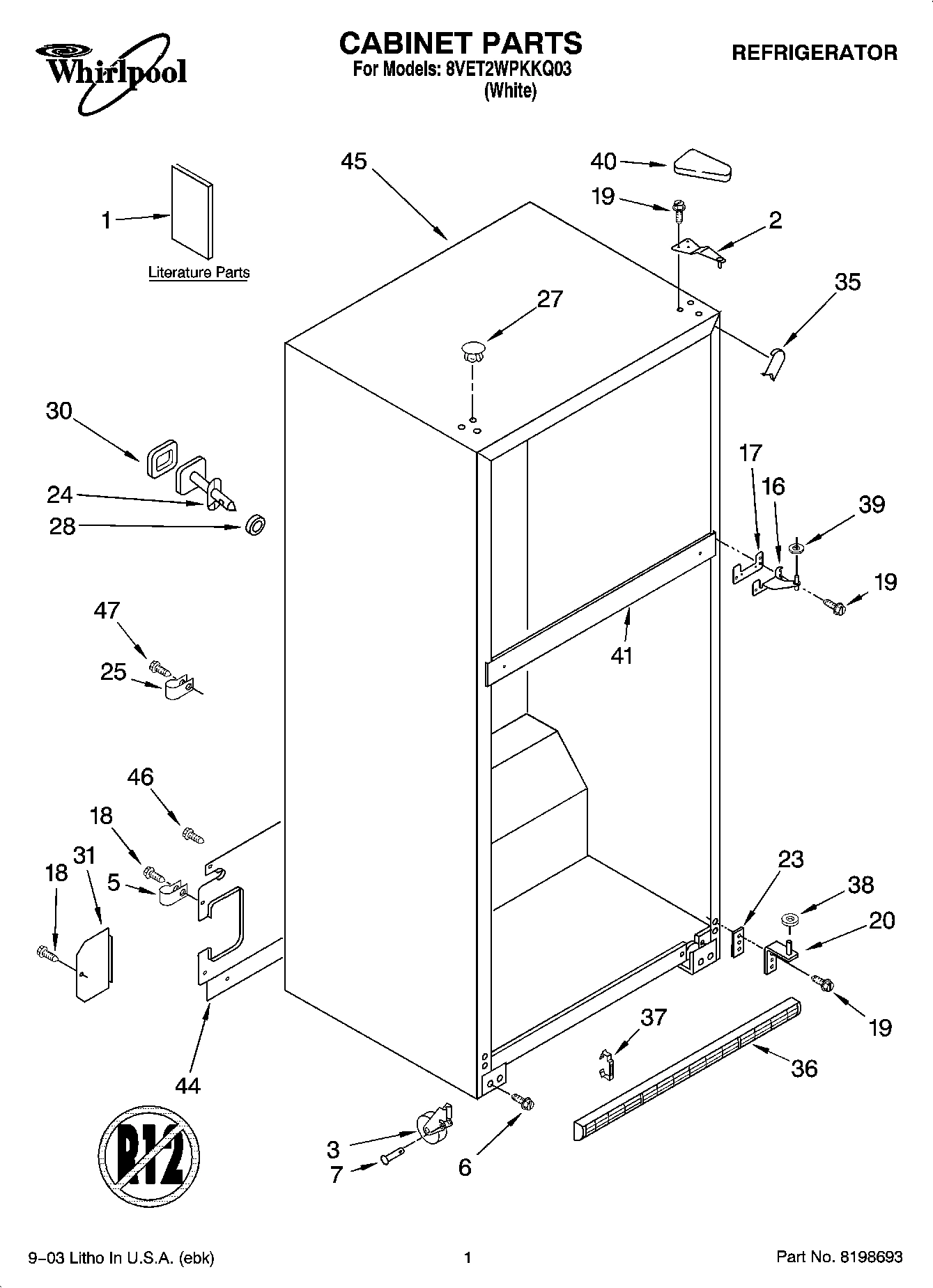 01 - CABINET PARTS