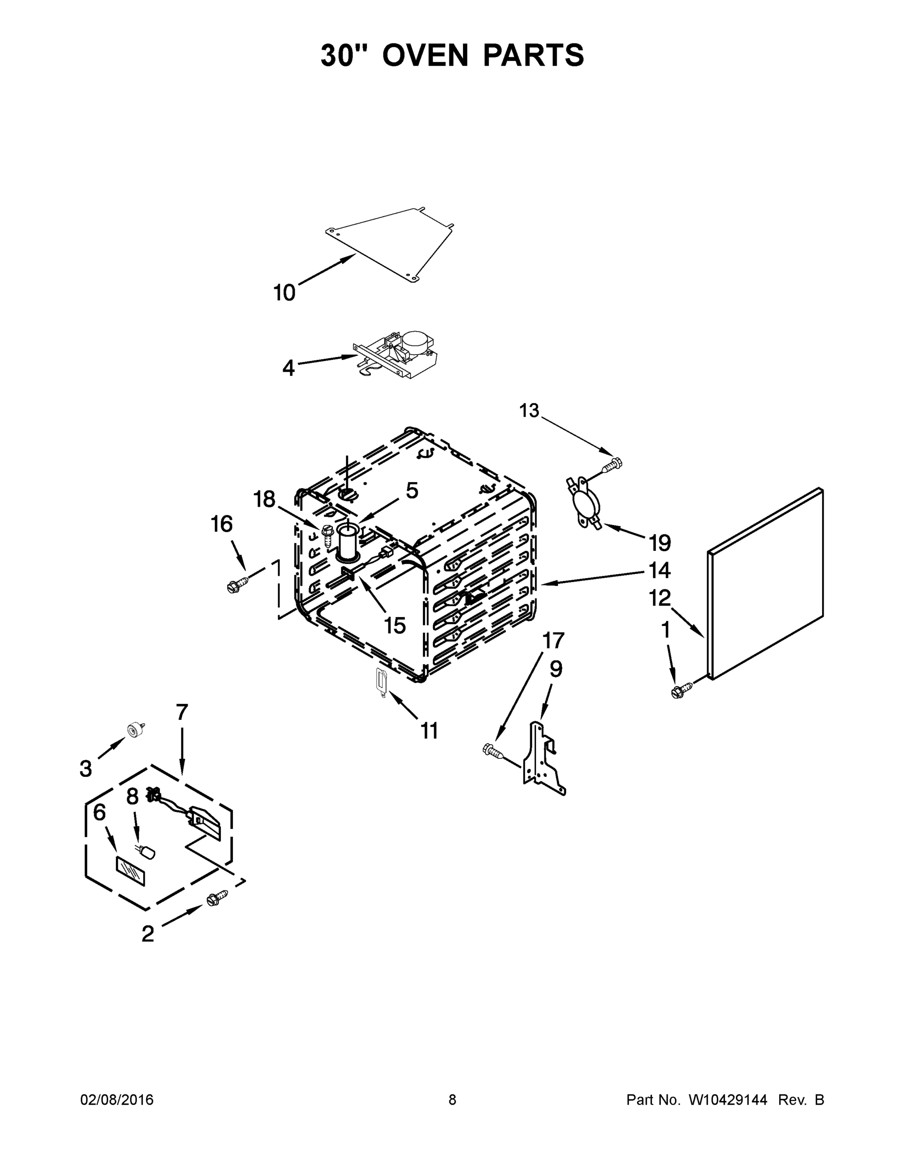 05 - 30" OVEN PARTS