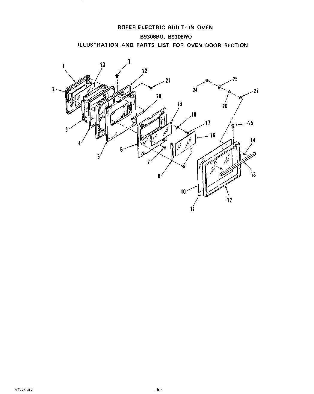 05 - OVEN DOOR