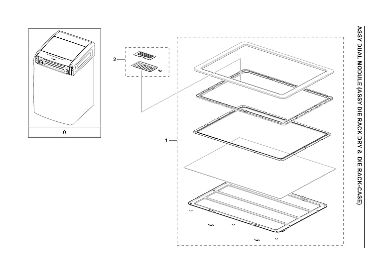 Die Rack (Dry & Case) Assembly
