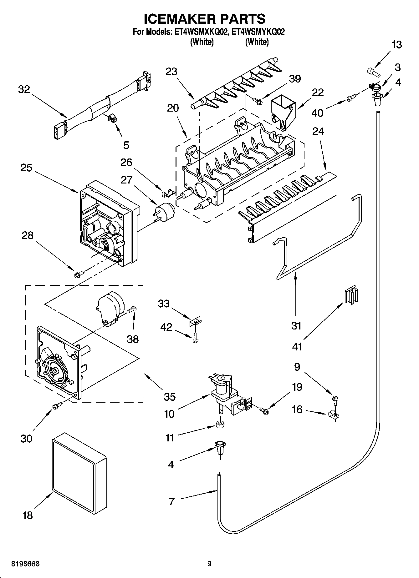 05 - ICEMAKER PARTS