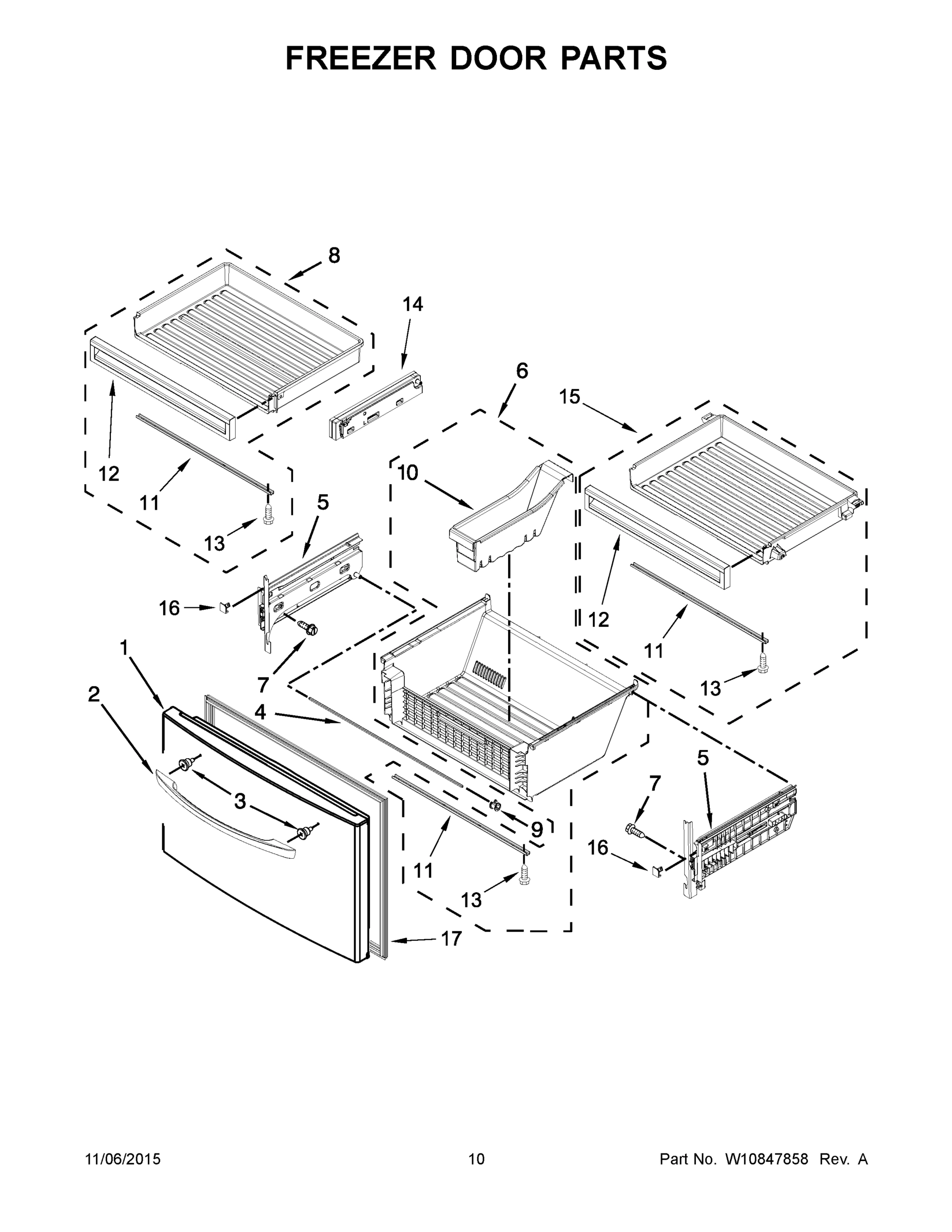 06 - FREEZER DOOR PARTS