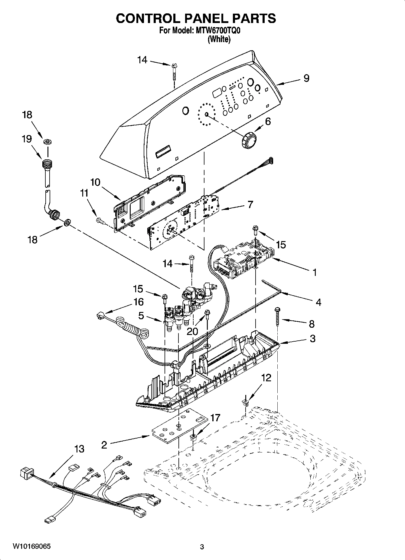 02 - CONTROL PANEL PARTS