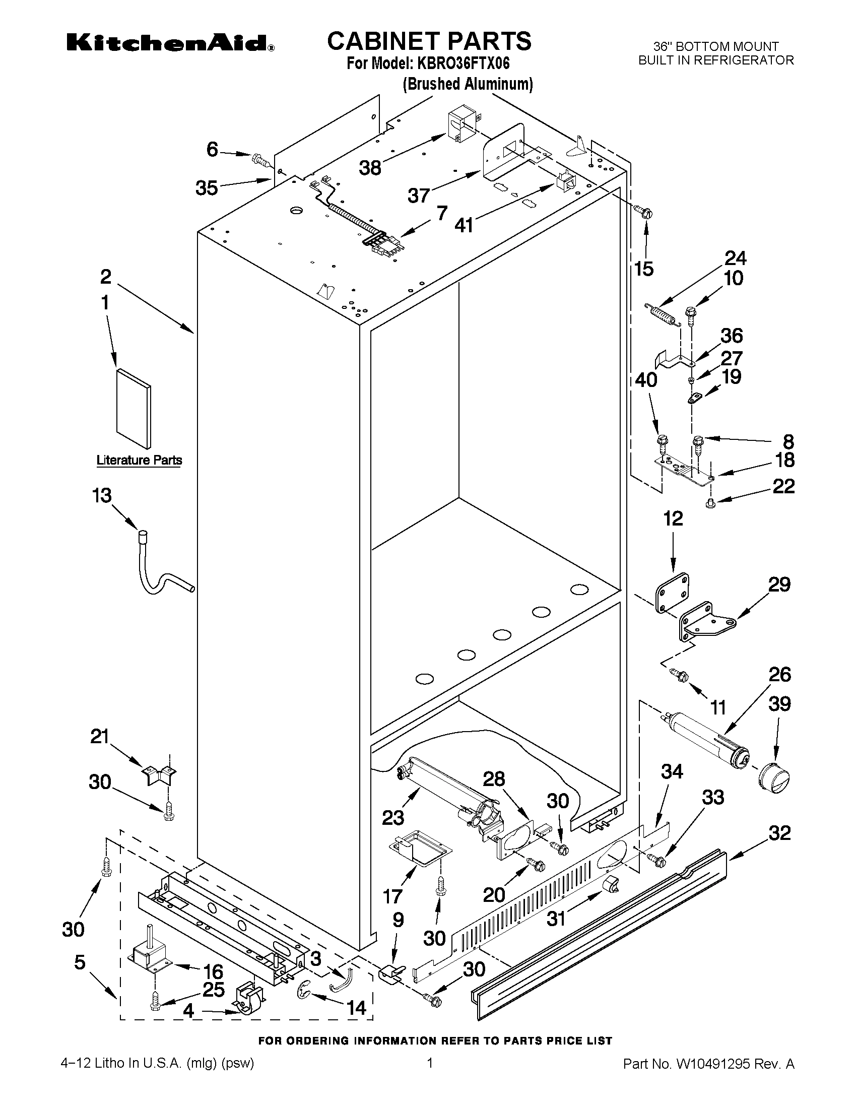 01 - CABINET PARTS