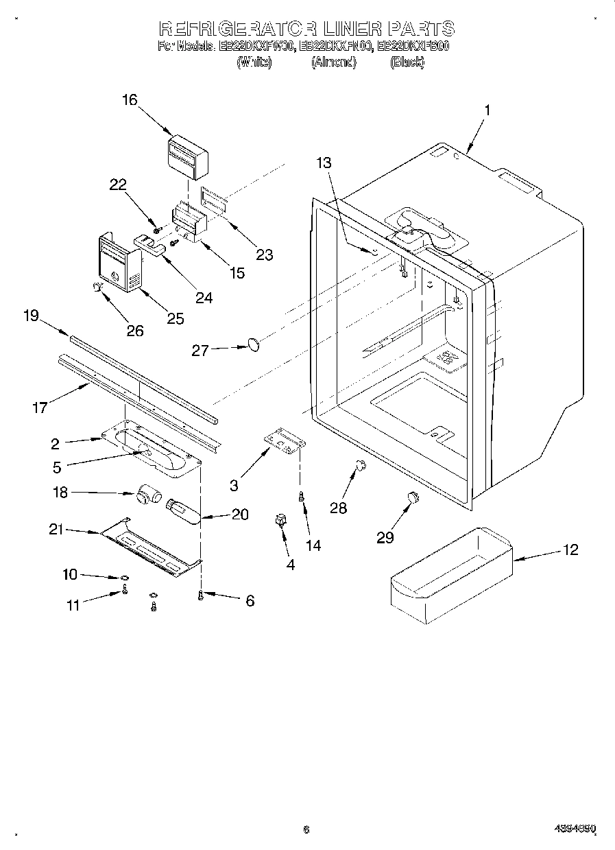 04 - REFRIGERATOR LINER