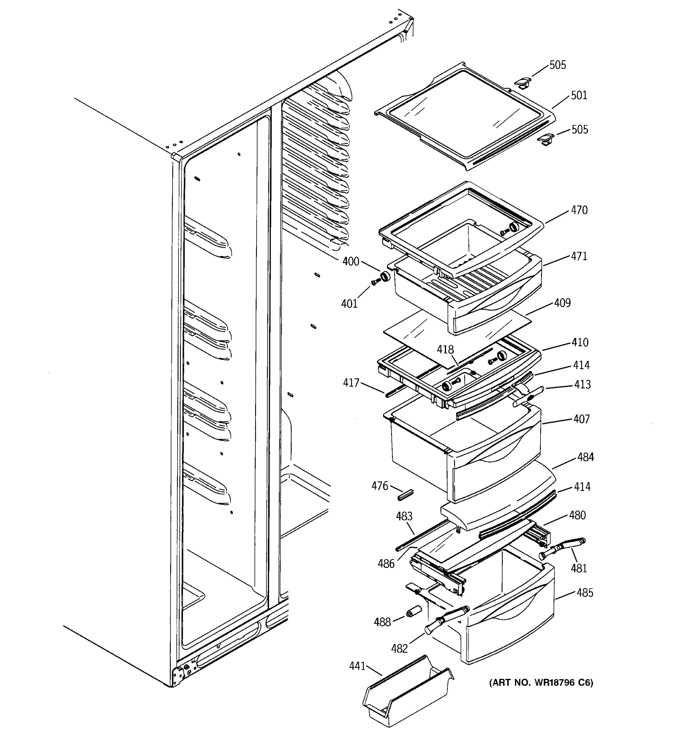 FRESH FOOD SHELVES