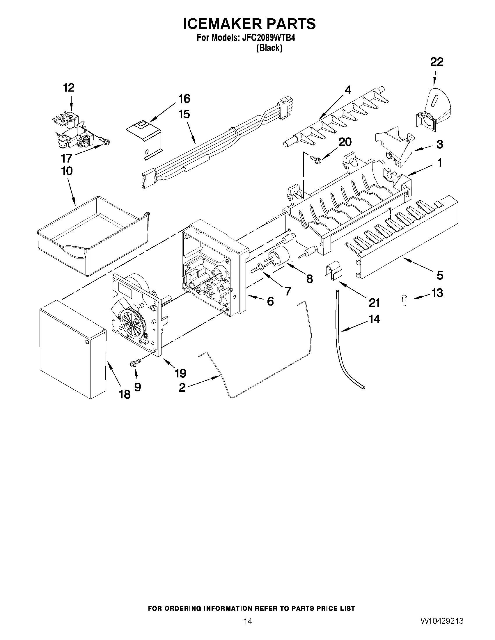 08 - ICEMAKER PARTS