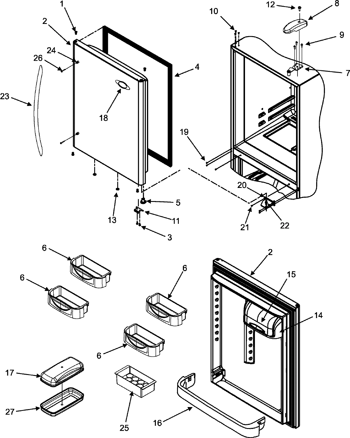 10 - REFRIGERATOR DOOR