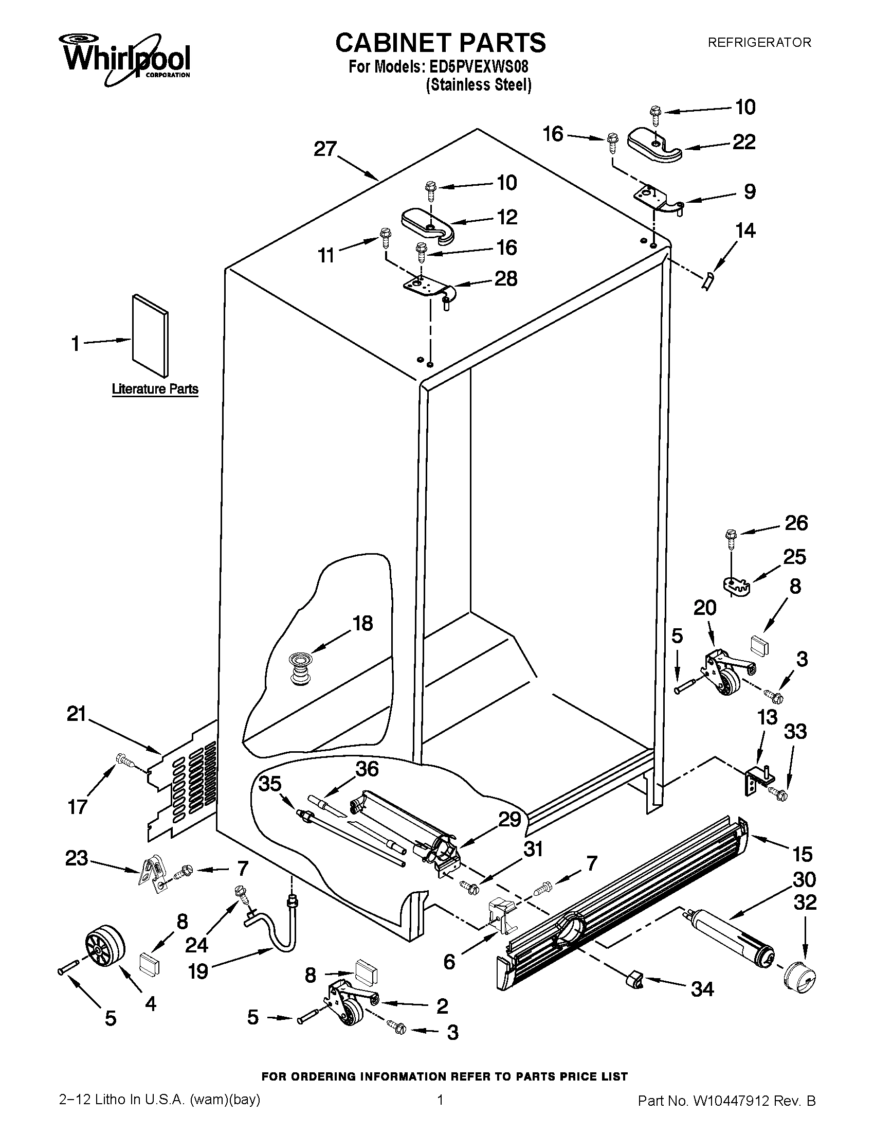 01 - CABINET PARTS
