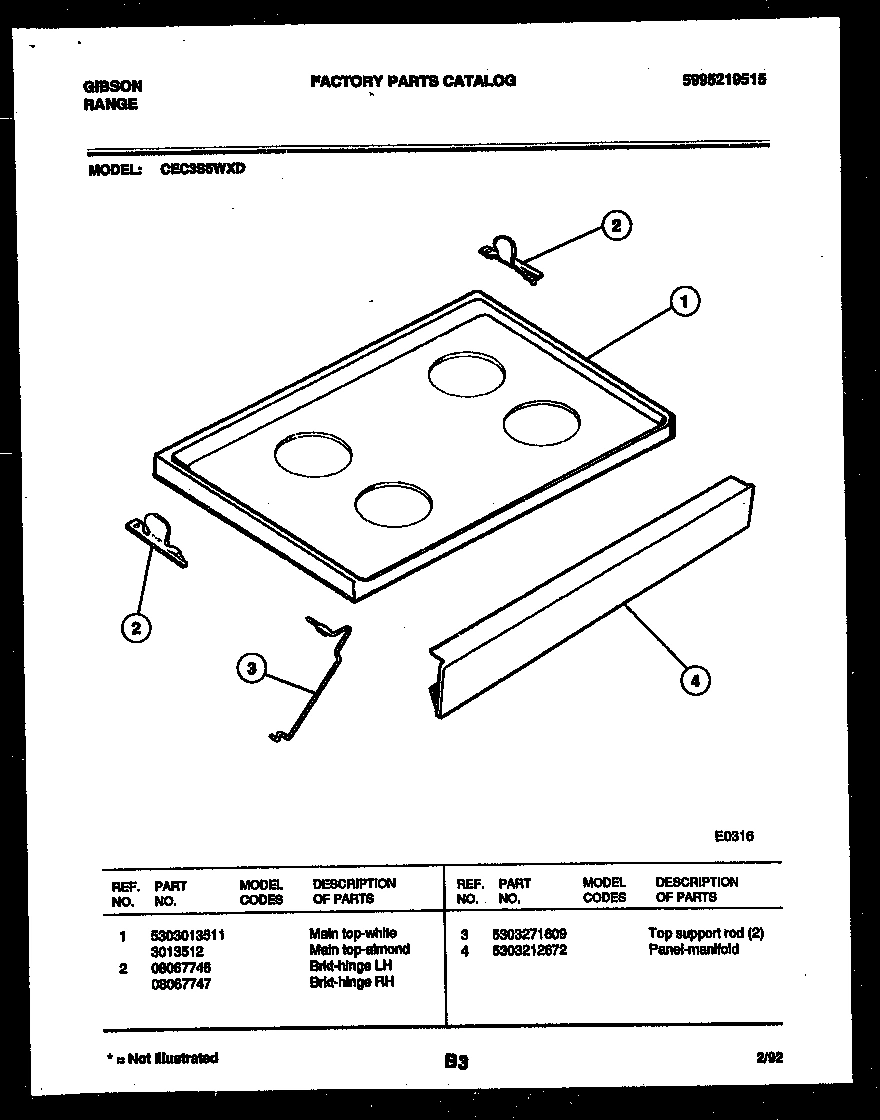03 - COOKTOP PARTS