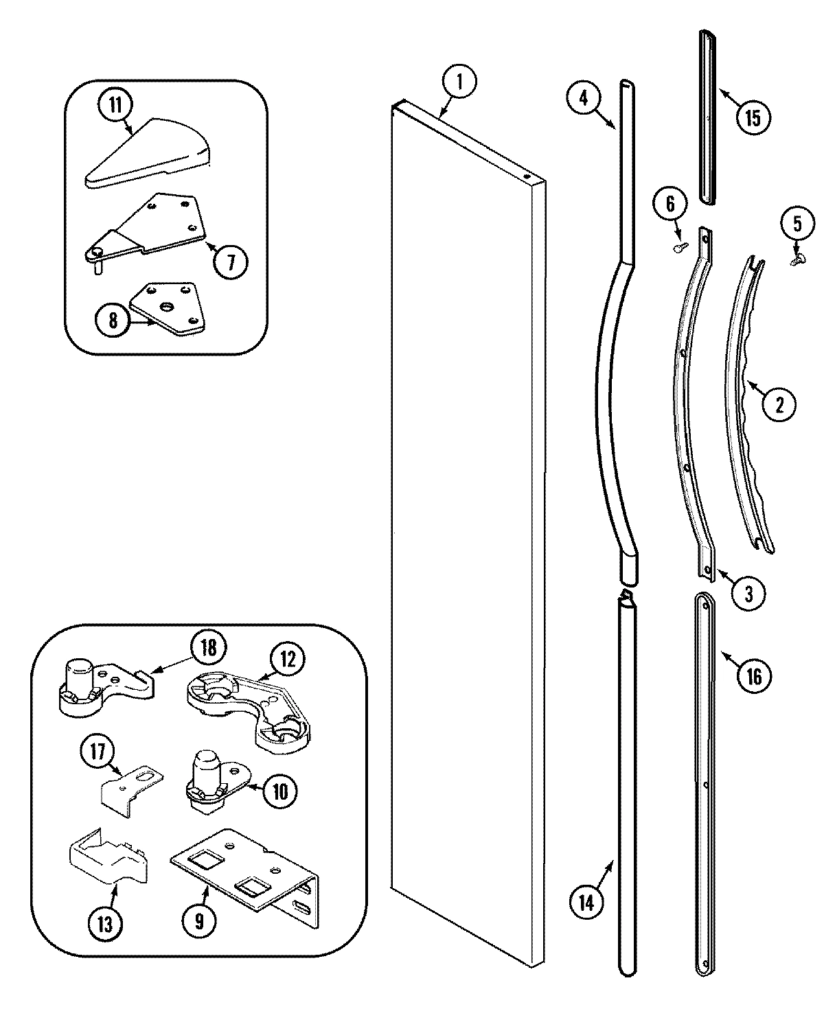 06 - FREEZER OUTER DOOR (GS2126PADB REV 10)