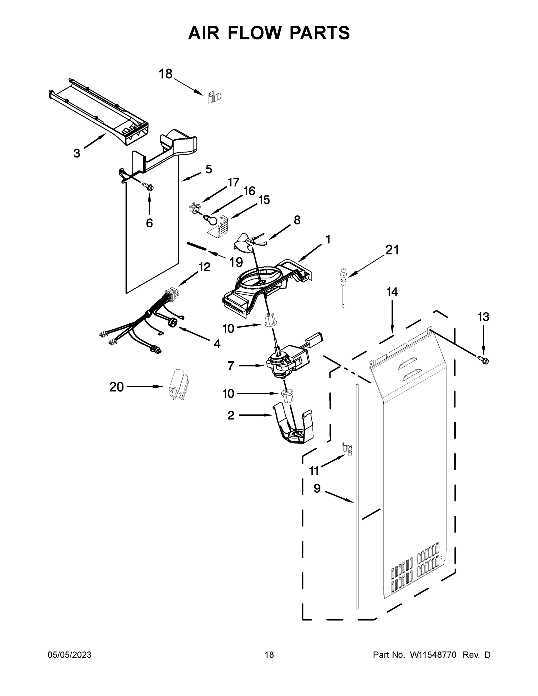 10 - AIR FLOW PARTS