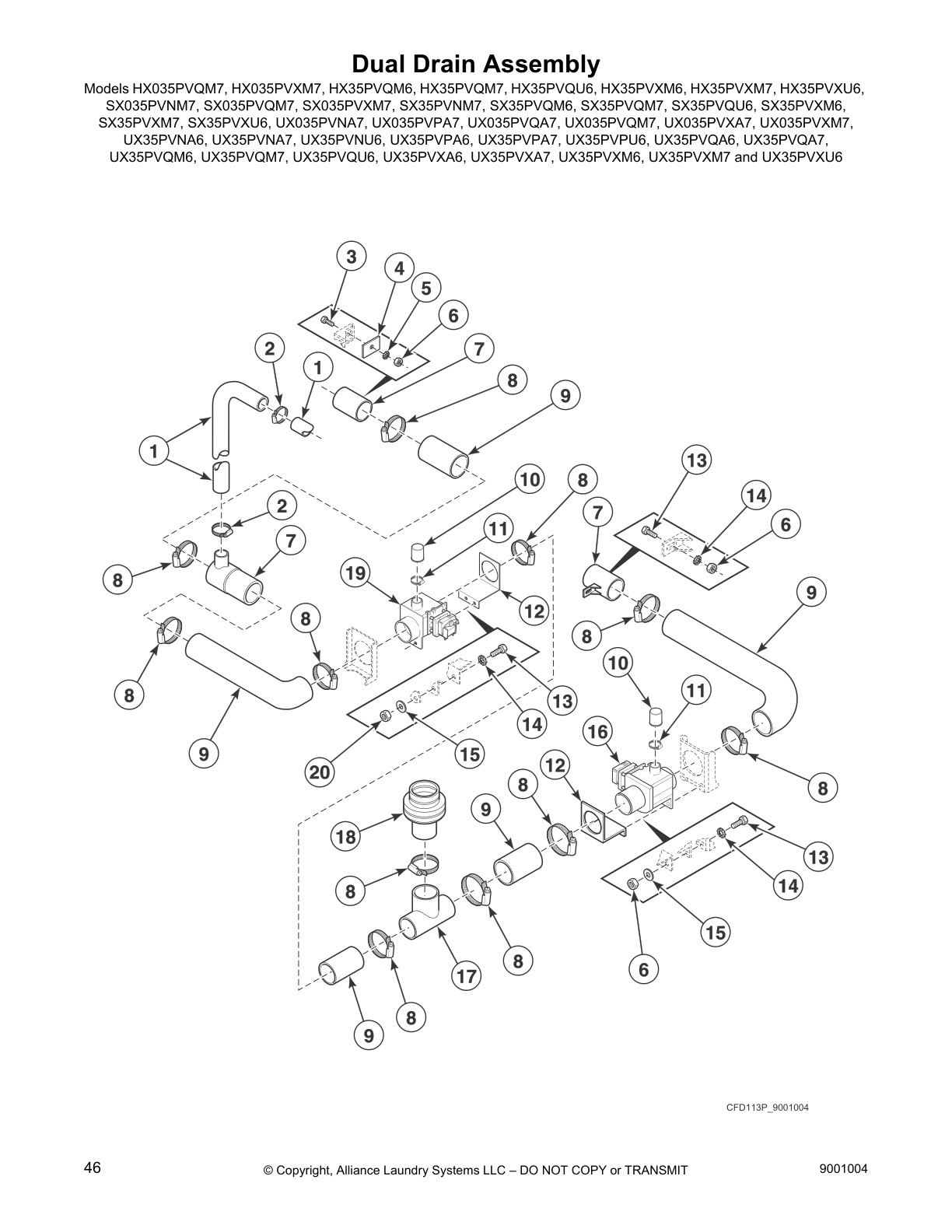 Dual Drain Assembly