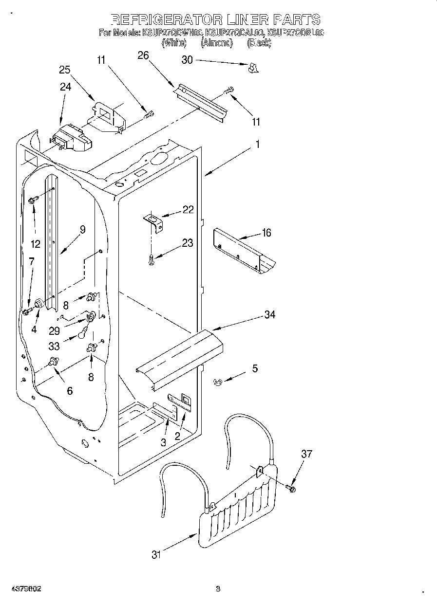 02 - REFRIGERATOR LINER