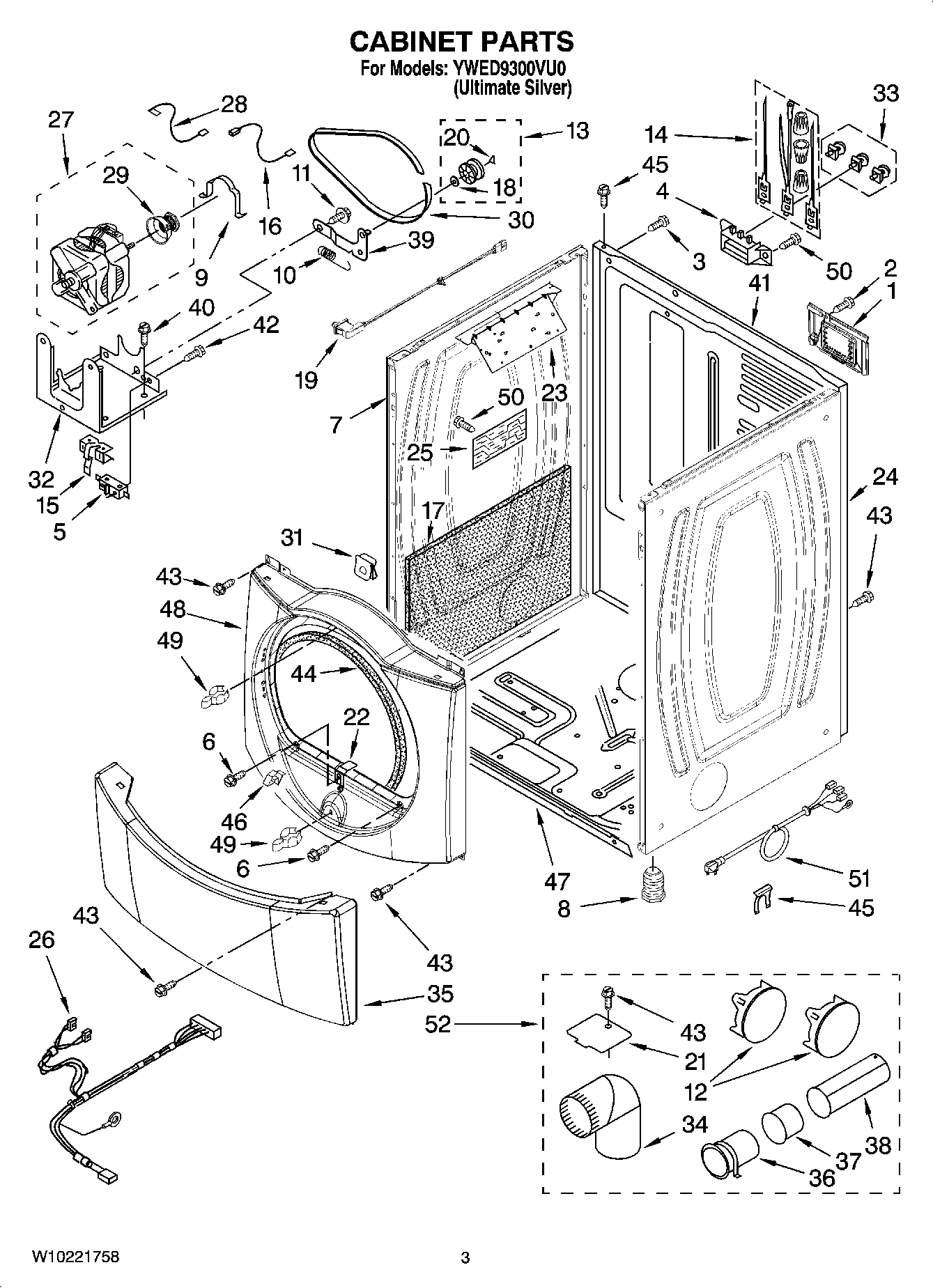 02 - CABINET PARTS