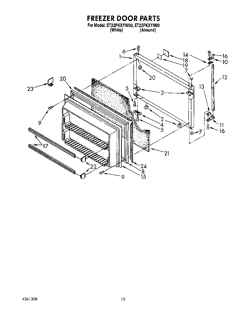 08 - FREEZER DOOR