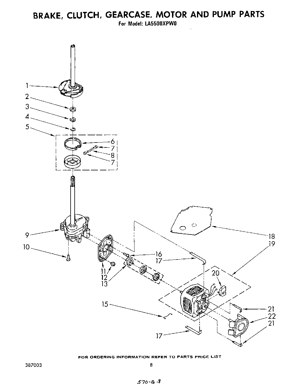 06 - BRAKE, CLUTCH, GEARCASE, MOTOR AND PUMP