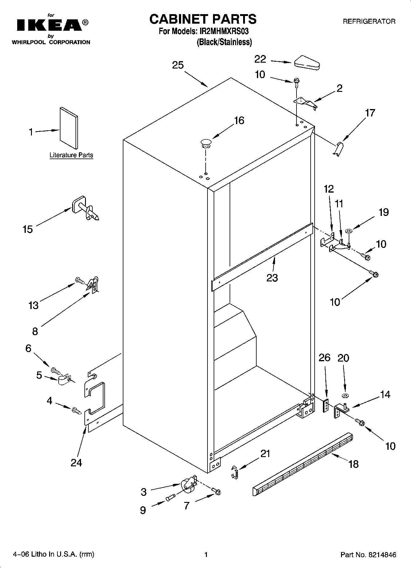 01 - CABINET PARTS