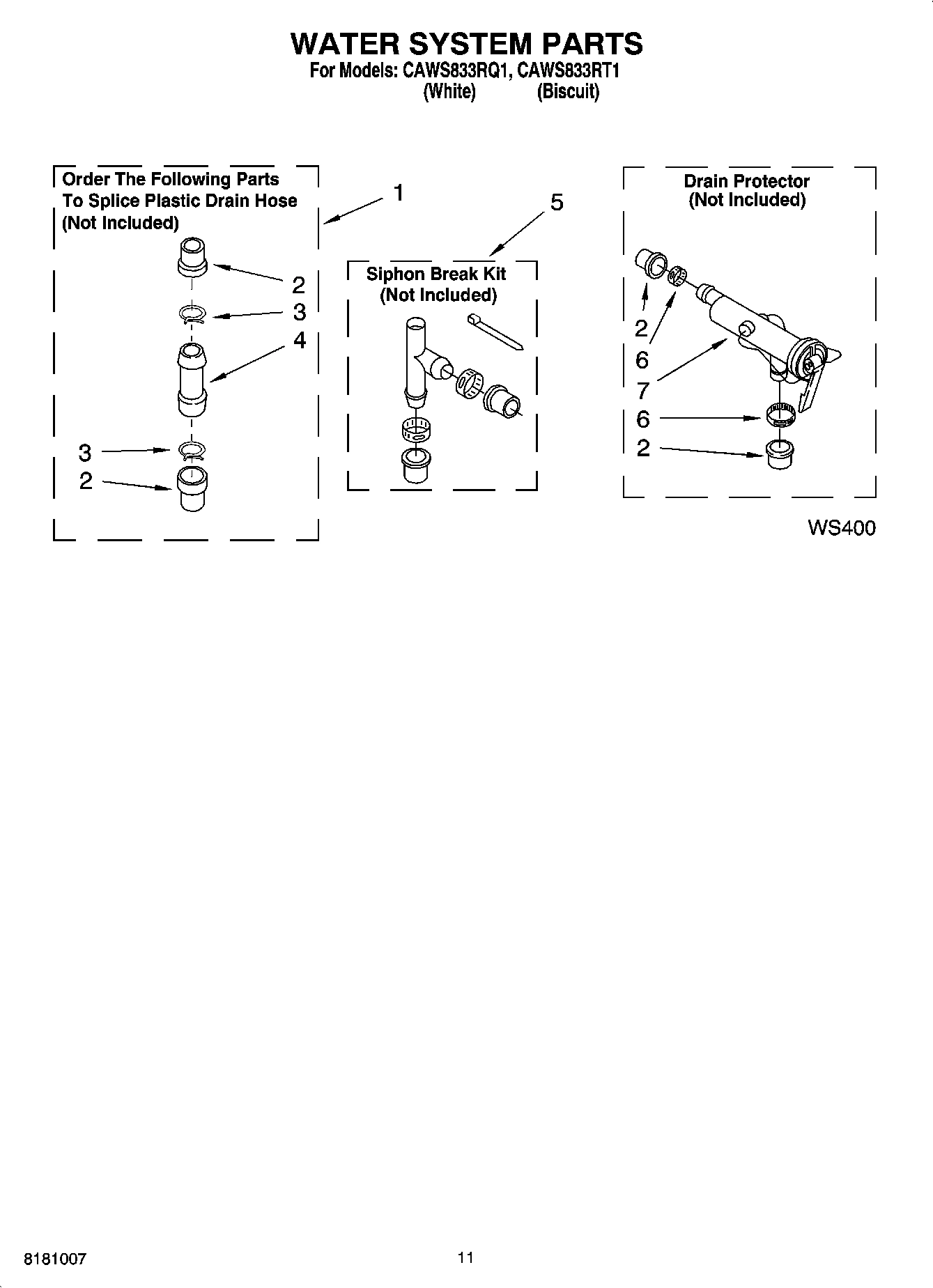 07 - WATER SYSTEM PARTS