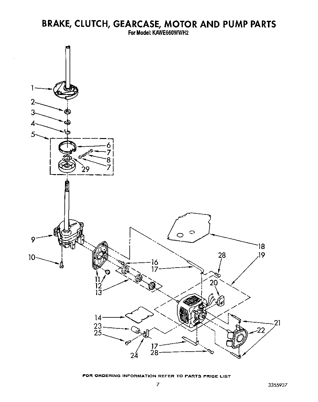 05 - BRAKE, CLUTCH, GEARCASE, MOTOR & PUMP