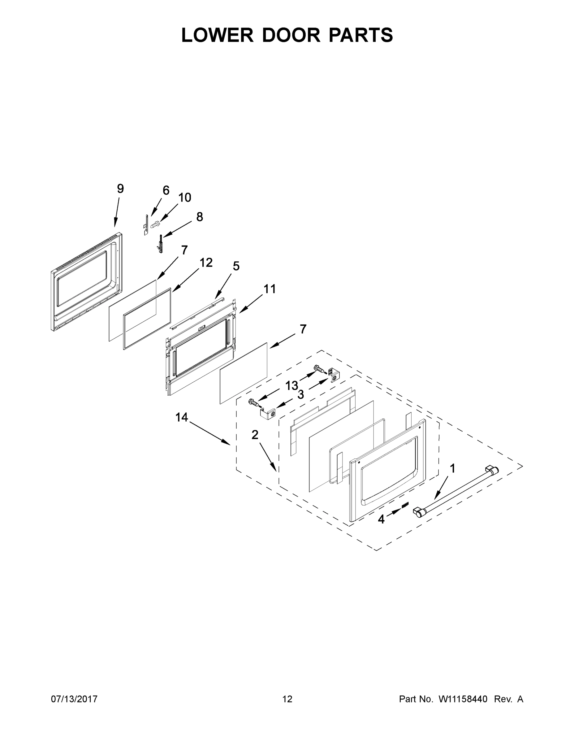 07 - LOWER DOOR PARTS