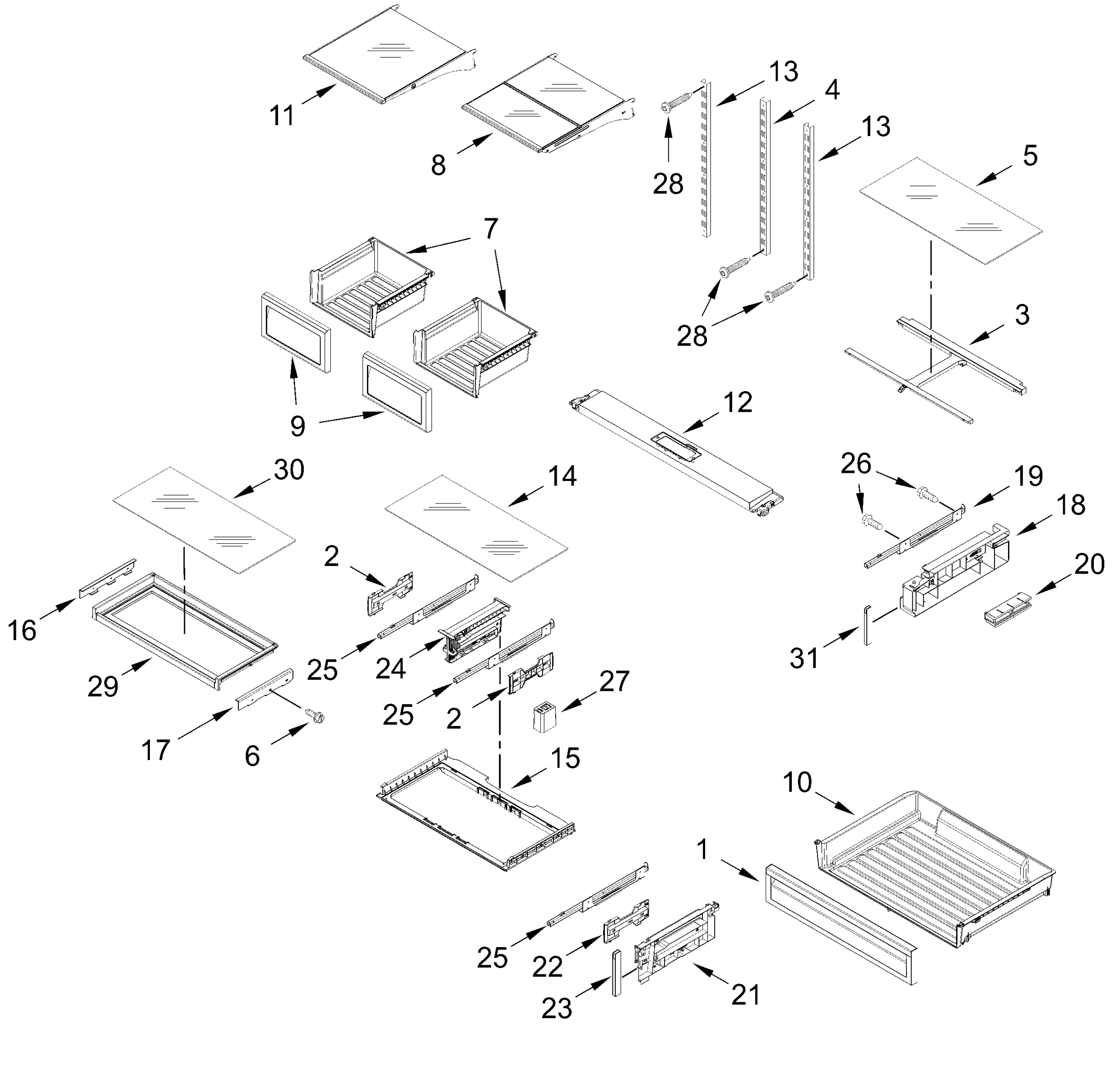 SHELF PARTS