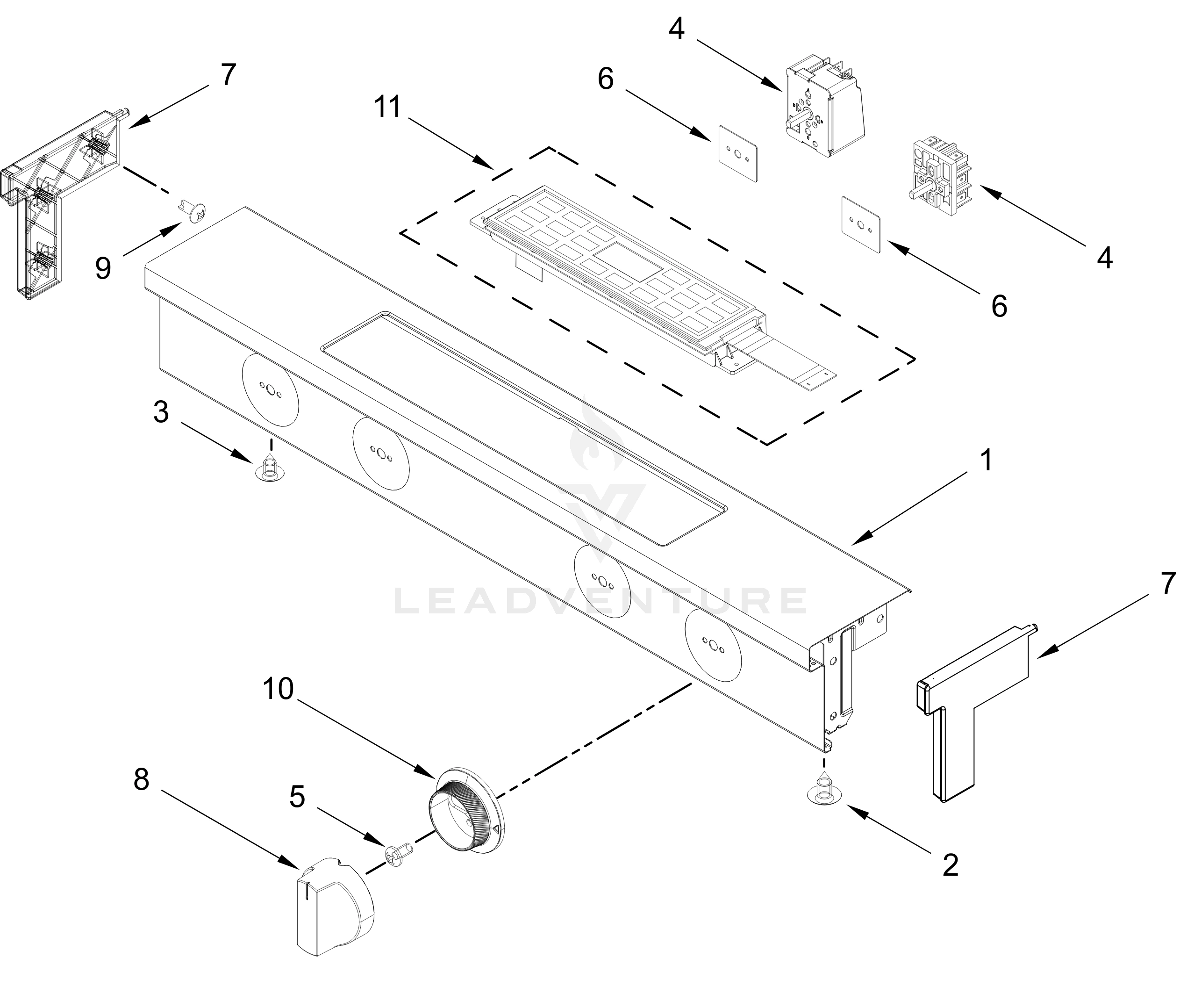 CONTROL PANEL PARTS
