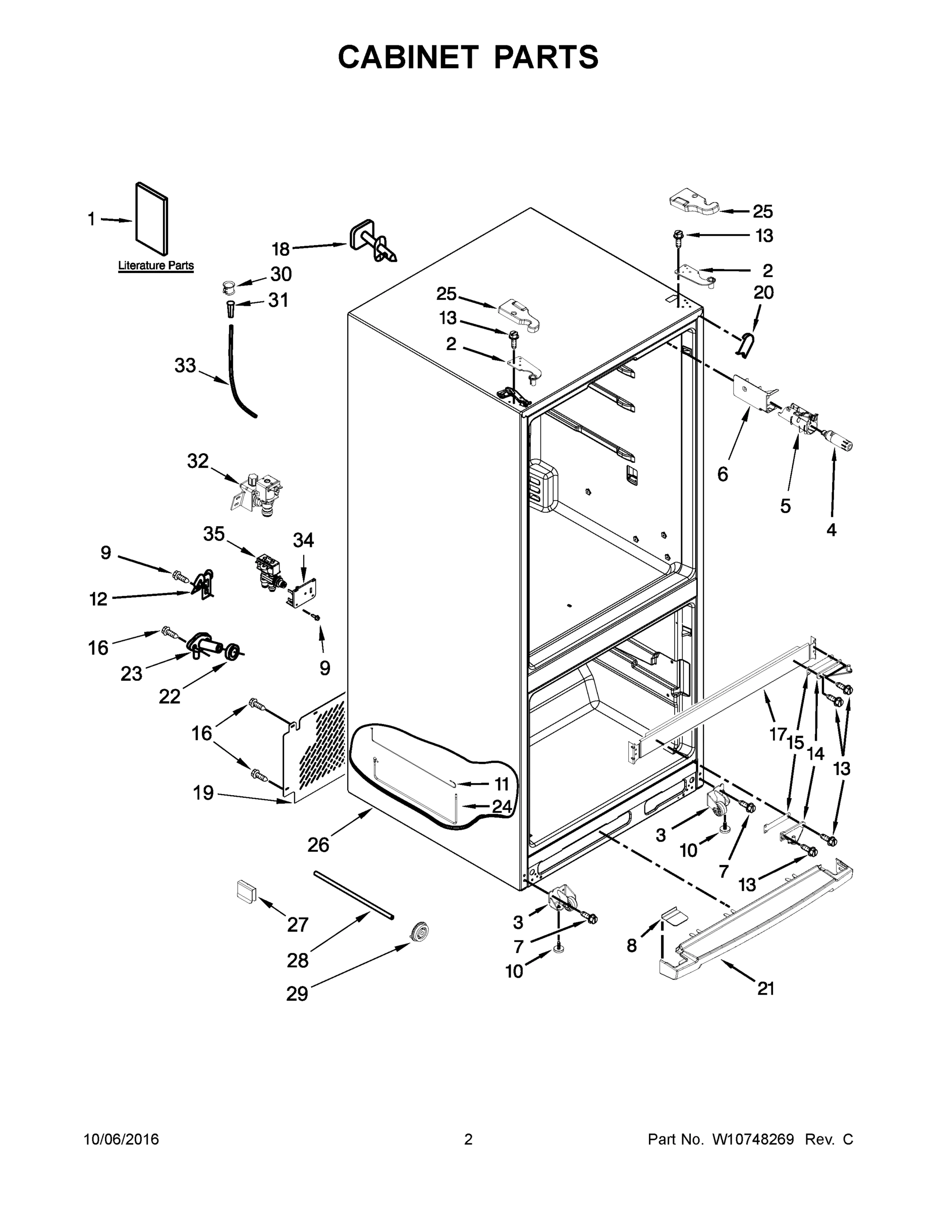02 - CABINET PARTS