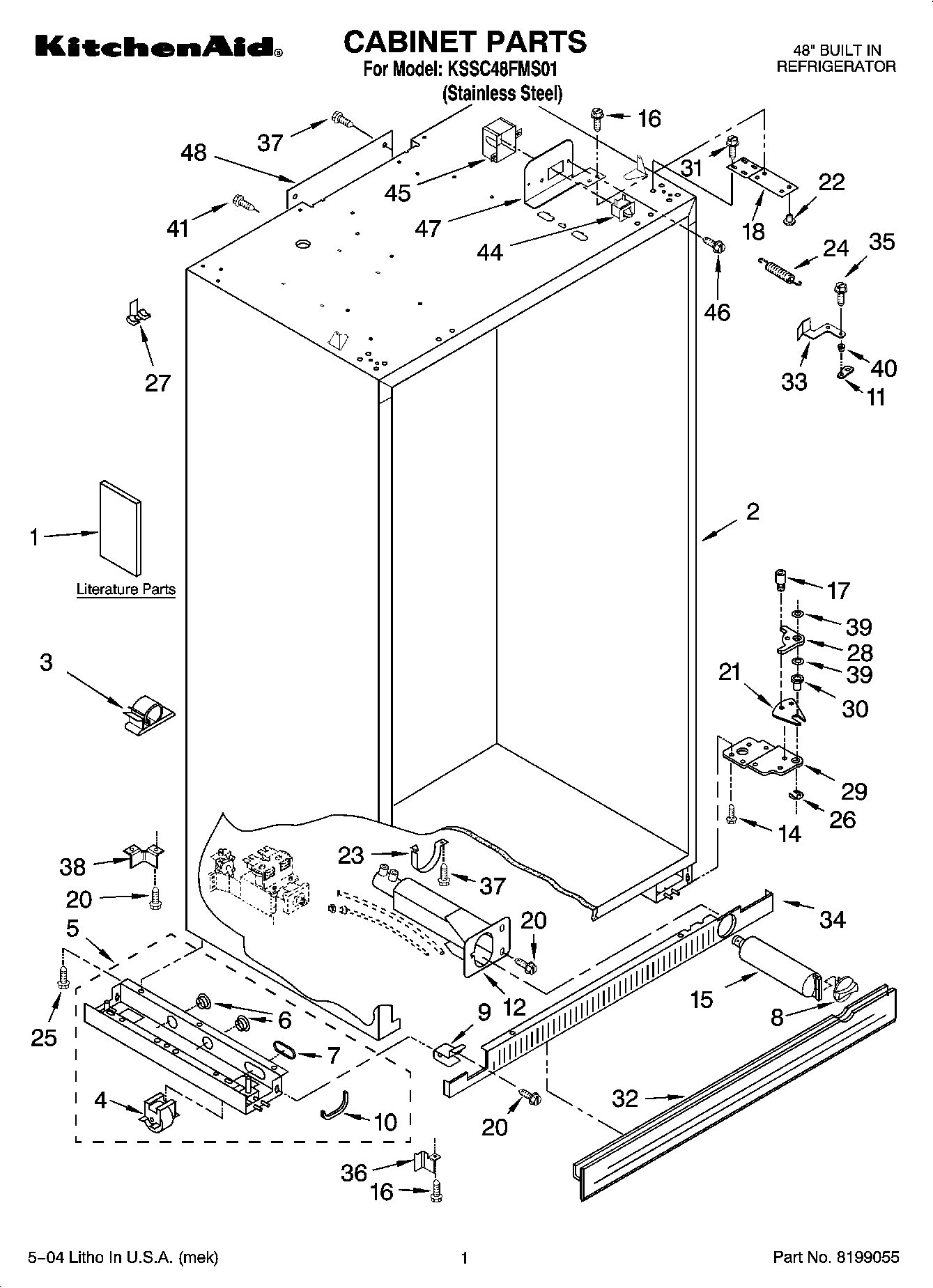 01 - CABINET PARTS