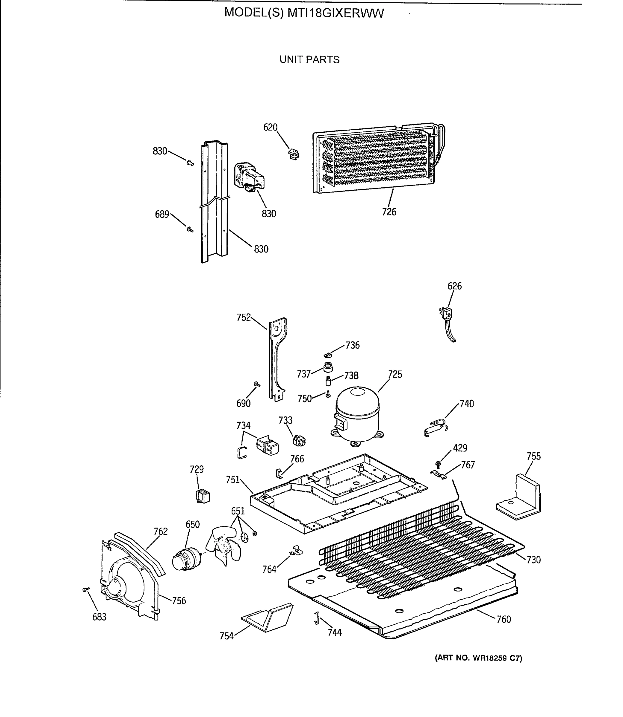 UNIT PARTS