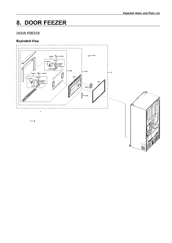 FREEZE DOOR PARTS