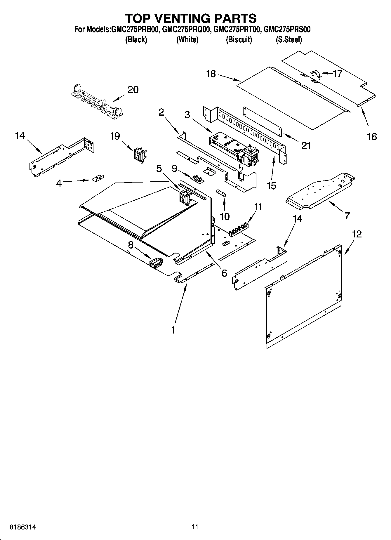 09 - TOP VENTING PARTS, OPTIONAL PARTS