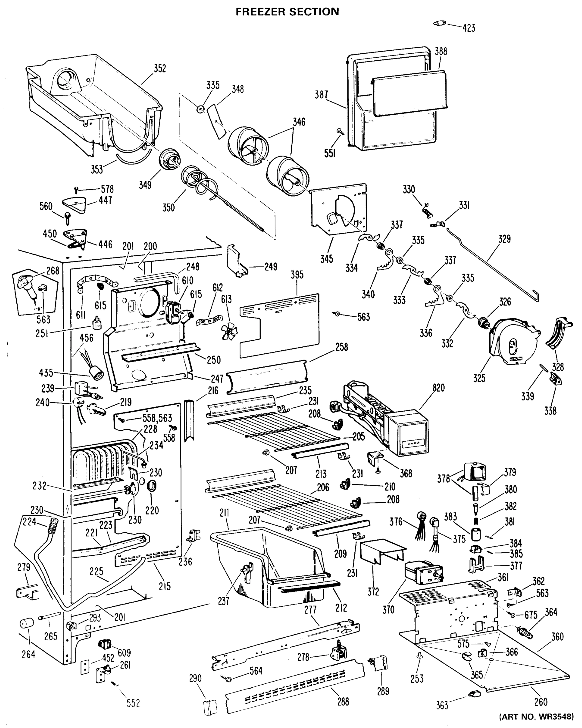 FREEZER SECTION