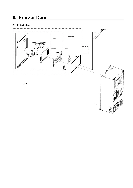 Freezer Door Parts