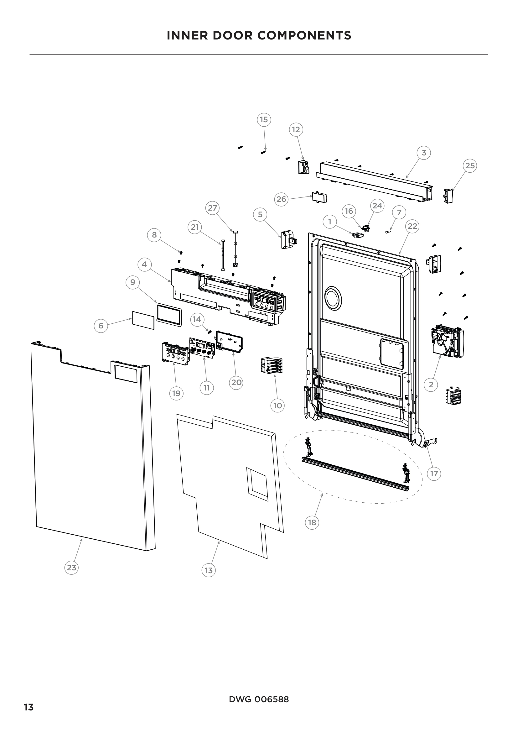 INNER DOOR COMPONENTS