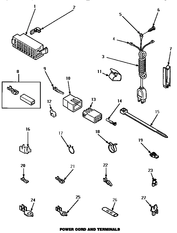 15 - POWER CORD & TERMINALS