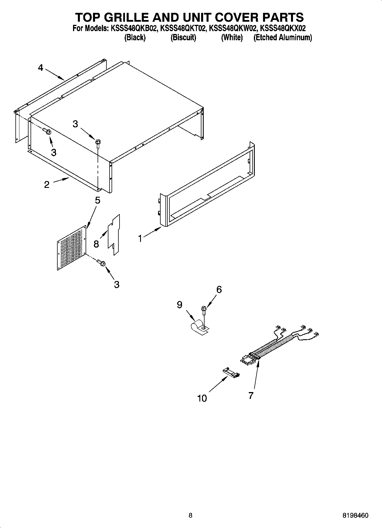 06 - TOP GRILLE AND UNIT COVER PARTS