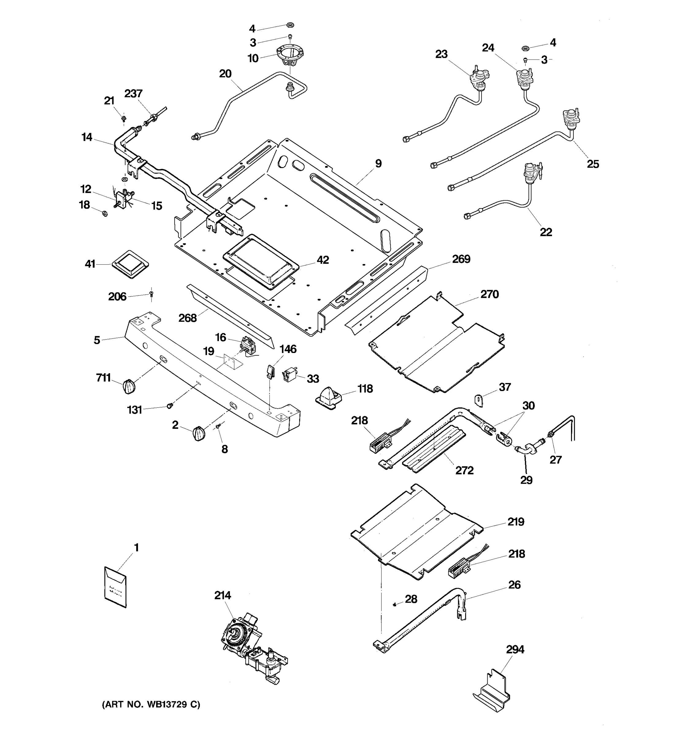 GAS & BURNER PARTS