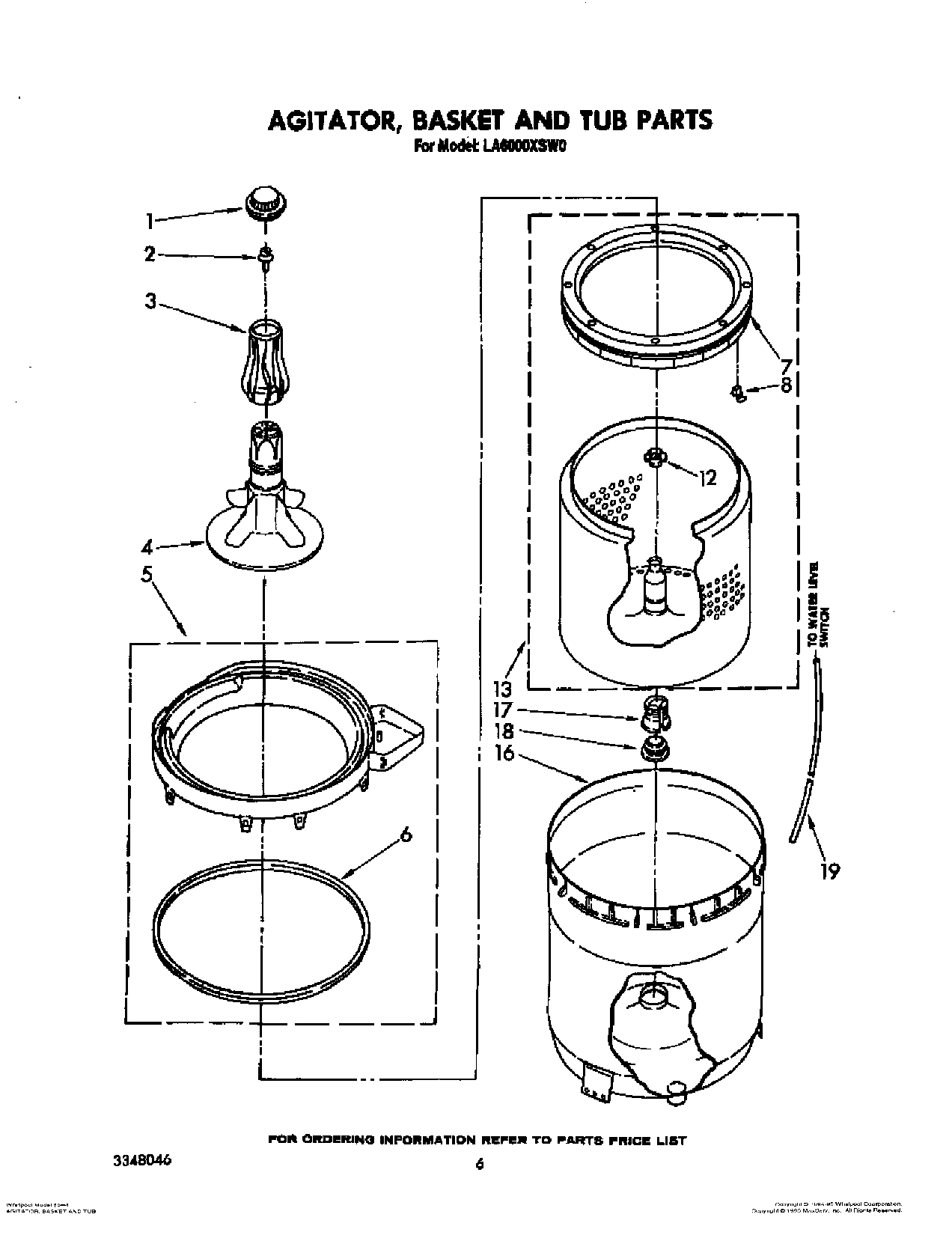 04 - AGITATOR, BASKET AND TUB
