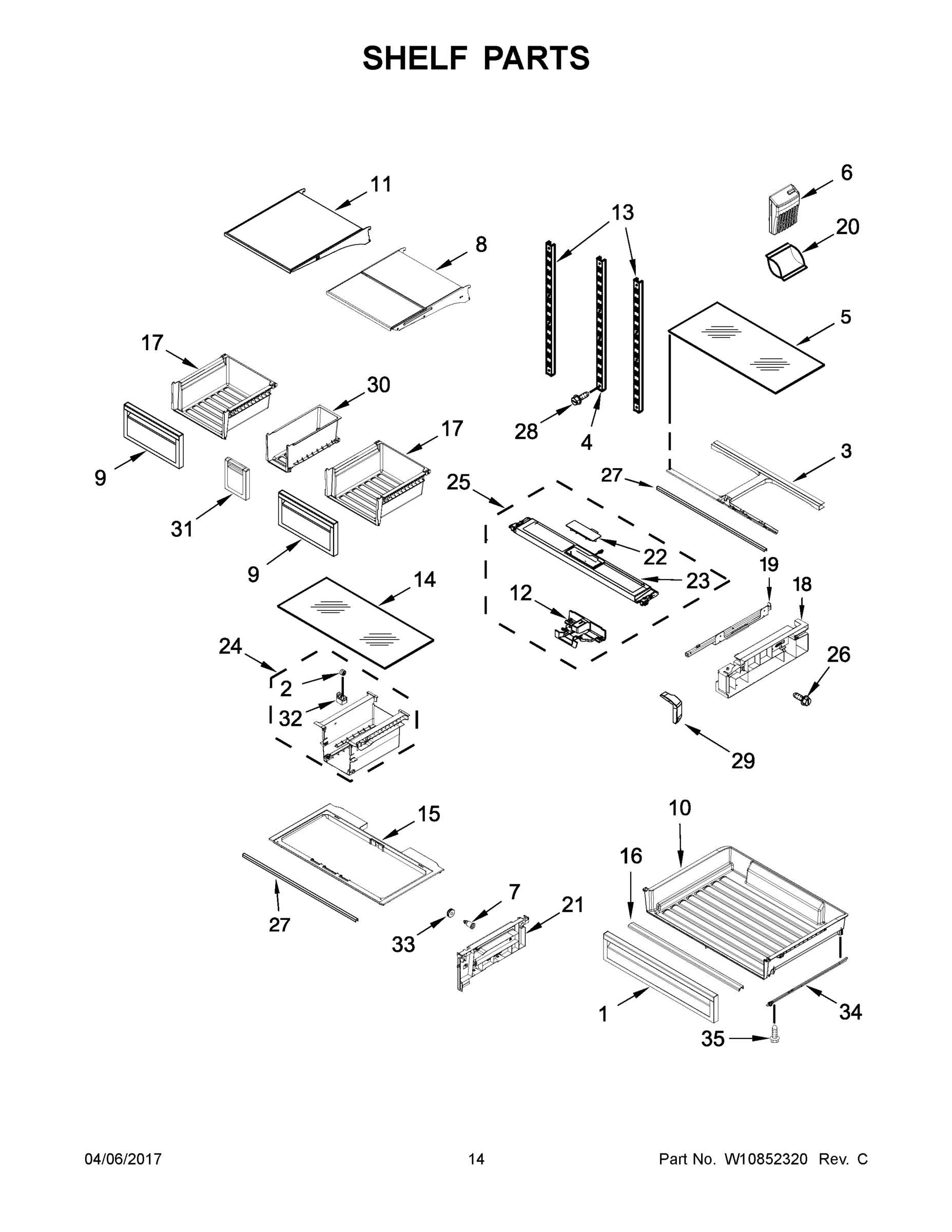 08 - SHELF PARTS