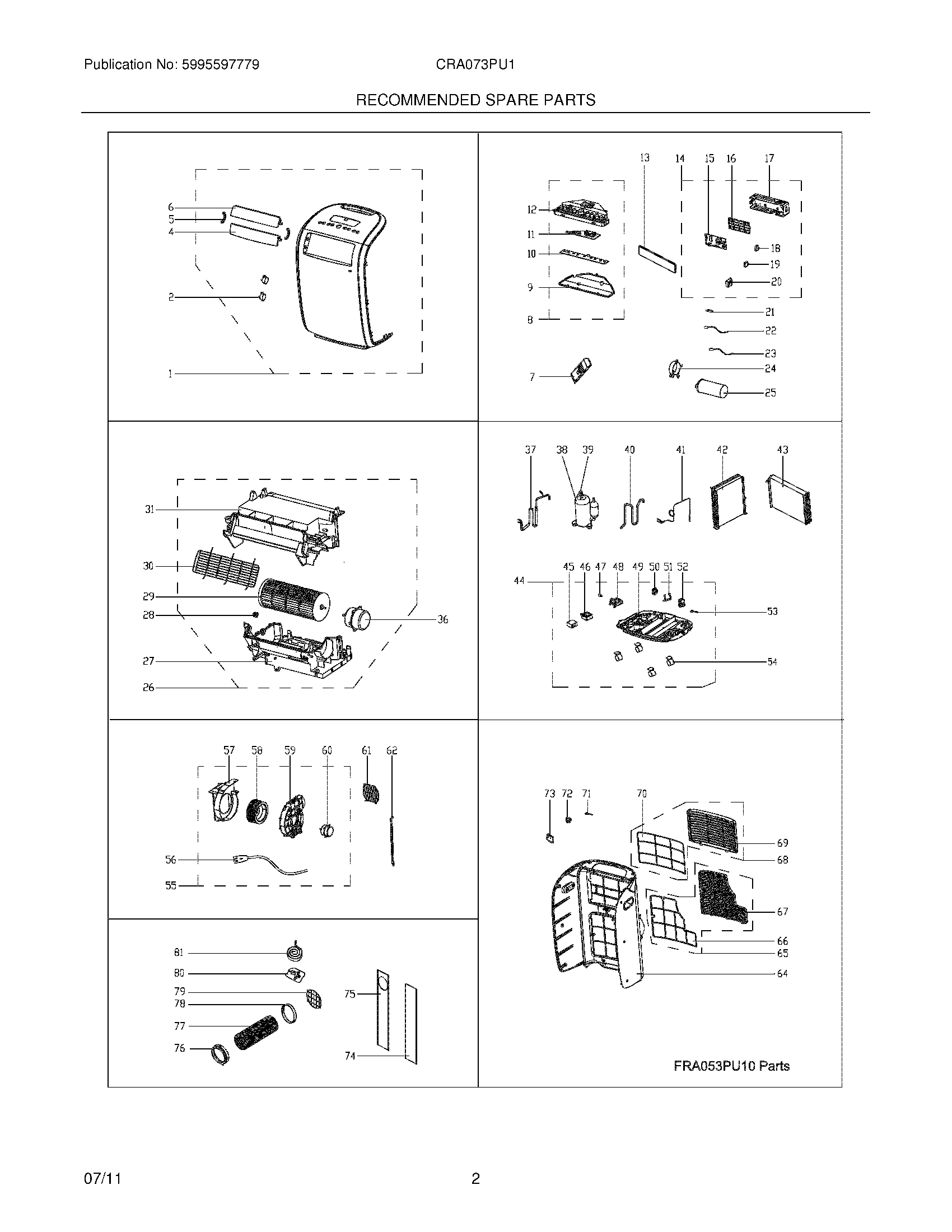03 - RECOMMENDED SPARE PARTS