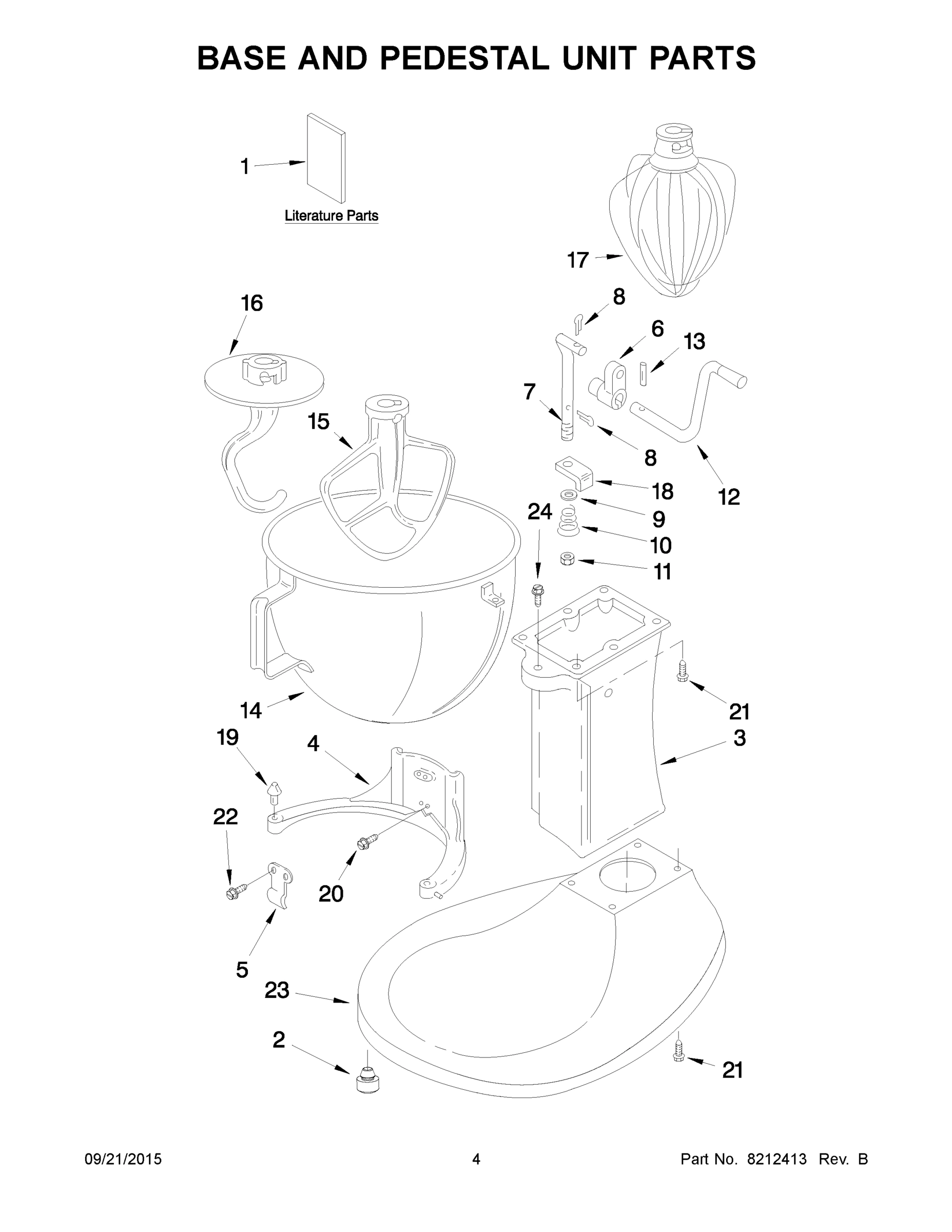 03 - BASE AND PEDESTAL UNIT PARTS