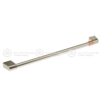 WB15X31719 GE Wall Range Handle Brushed Stain